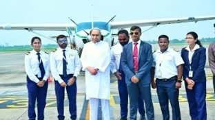ଭୁବନେଶ୍ୱରରୁ କଳାହାଣ୍ଡିକୁ ଉଡ଼ିଲା ବିମାନ
